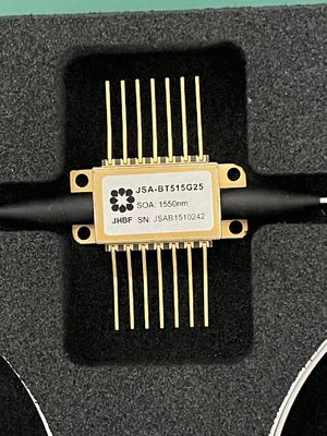 Janhoo 1310nm Butterfly SOA Semicondutor Amplificador Óptico para Transmissão de Dados de Velocidade