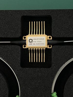 Janhoo 1550nm G=35dB Polarização mantendo borboleta SOA Semicondutor Amplificador óptico ow polarização dependente