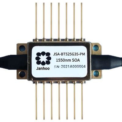 Janhoo 1550nm G=35dB Polarização mantendo borboleta SOA Semicondutor Amplificador óptico ow polarização dependente
